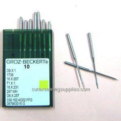 thumbnail image 2 of 20PCS Groz-beckert Db1 Dbx1 1738 Titanium Plated 100/16 Industrial Sewing Needle,Sewing Machine Needles 2 of 13