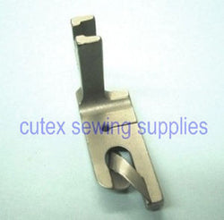 Industrial Sewing Machine Presser Foot, Hemmer Attachment Folder, Hem  Curler Installed On Needle Plate, Pull Tube, Crimping