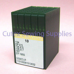 100 Groz-Beckert 134 135X5 DPX5 SY1955 Gebedur Titanium Sewing Machine Needles