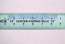 23-118 Center Finding Ruler 18 X 1-3/4