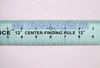 12" CENTER FINDING ALUMINUM RULER 12" X 1-3/4" RULE