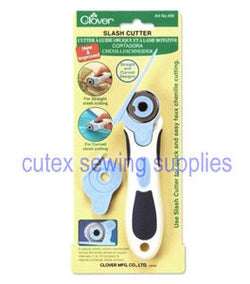 Clover 1-1/8" Round Blade Straight and Curved Slash Cutter #499 Wheel Cutter