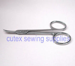 Mundial Classic Forged 3-1-2" Extra Narrow Curved Embroidery Scissors 705-S