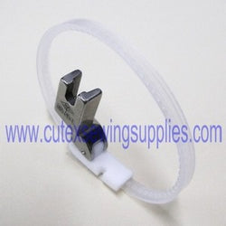 LEFT HAND PLASTIC RING FOOT FOR INDUSTRIAL HIGH SHANK SEWING MACHINES