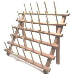 33 SPOOL WOODEN THREAD RACK FOR MID SIZE THREAD CONES