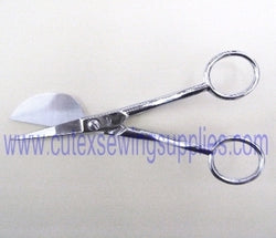 Offset Handle Applique Scissors 5-7/8" Length with Duck Bill