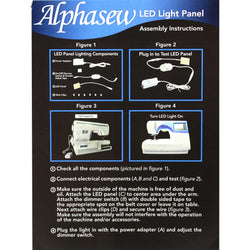 Alphasew LED Panel Light Kit For Household Sewing Machines & Sergers