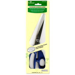 Clover Patchwork Scissors (Large) 9-1/2 Inch (24cm) Serrated Blades #493/L