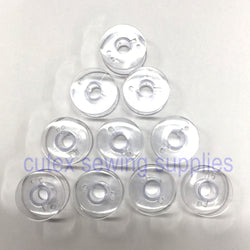 10 Plastic Bobbins #395710-07 For Babylock, Elna, Kenmore, Viking Sewing Machine