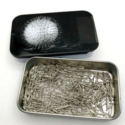 Steel Sequin Pins Size 8, 13mm (1-2"), 270 Count