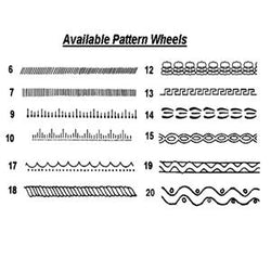 C.S. Osborne Pattern Embossing Wheel #459-15 Leatherwork Tool Made In USA