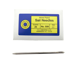 C.S. Osborne Pack Of 25 Triangular Point Sail Needles #509, Size 10 Gauge