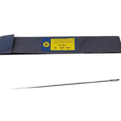 C.S. Osborne 12 Pk. Straight Single Round Point Needle #504, 12" Long, 13 Gauge