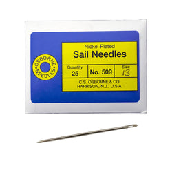 C.S. Osborne Pack Of 25 Triangular Point Sail Needles #509, Size 13 Gauge