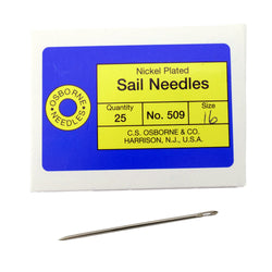 C.S. Osborne Pack Of 25 Triangular Point Sail Needles #509, Size 16 Gauge