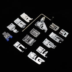 15 Pc Snap On Presser Foot Set For Domestic Sewing Machine
