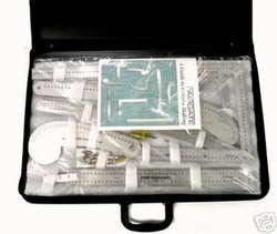 Fairgate 15-200 Fashion Designer's Metric Carryall Ruler Kit