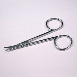 3-1/2" Curved Blade Embroidery Scissors For Detailed Trimming - Italy