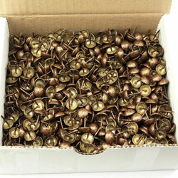 C.S. Osborne 250 Pcs 5/8" Diameter Old Gold Speckled Red Nail #6881-OGSR Tacks
