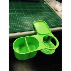 Table Mama Craft Caddy Desktop Organizer & Cup Holder - Green