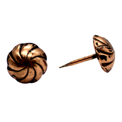 C.S. Osborne 100 Pcs Orient Old Copper Lacquer Rolled Tacks #7000-OCLR Nails