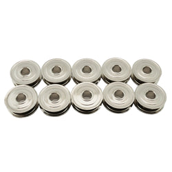 10 Metal Bobbins For Kenmore, White Sewing Machines Bobbin #744
