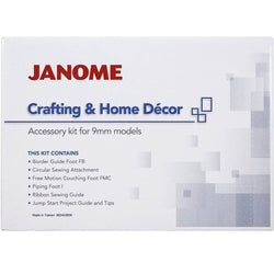 Janome Crafting & Home Decor Accessory Kit for 9mm Models #863403006