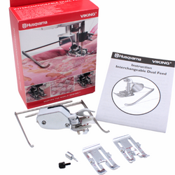 Interchangeable Dual Feed Walking Foot #920219-096 for Husqvarna Viking Machine