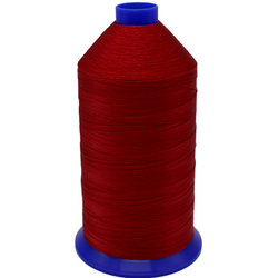 Red Bonded Nylon Upholstery Thread-Size 92, Tex 90, 16 Oz. 4200 Yards