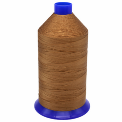 Golden Brown Bonded Nylon Upholstery Thread Size 92, Tex 90, 16 Oz. 4200 Yards