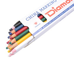 Pack of 12 Diamond China Markers / Peel-Off Grease Pencils