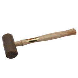 C.S. Osborne Rawhide Mallet #196-3 Solid Head Hammer 1-3/4" Diameter