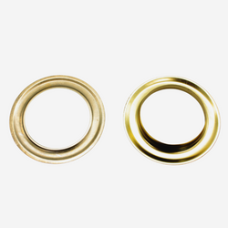 C.S. Osborne Large Size Brass Grommets & Washers #G1-12 (1-9/16" Hole) 20 Sets