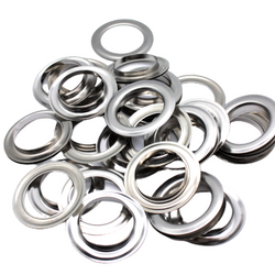 C.S. Osborne Large Size Nickel Grommets & Washers #N1-12 (1-9/16" Hole) 20 Sets