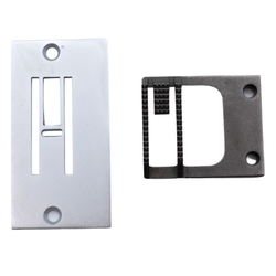 Cutex Needle Plate & Feed Dog Set For Singer 107G, 107W, 143W, 457G Sewing Machine