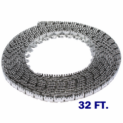 Cutex Upholstery Curve Easy 3-Prong Flexible Metal Tack Strip Flex-Grip - 32 Ft.
