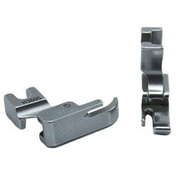 Cutex Low Shank Zipper Foot with Narrow Short Left Toe for Home Sewing Machine