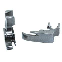 Cutex Low Shank Zipper Foot with Narrow Short Right Toe for Home Sewing Machine