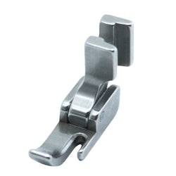 Cutex Low Shank Zipper Foot with Narrow Short Right Toe for Home Sewing Machine