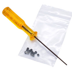 Cutex 12 Pcs Needle Screws with Wrench For Juki MO-2514, MO-2516, MO-3714, MO-6716