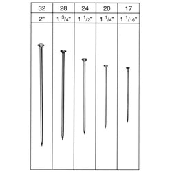 Prym Dritz Straight Steel Bank Pins for Thicker Materials, 1 Lb Box