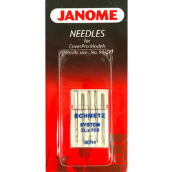 Janome Needles ELX705 For CoverPro Models Size 90/14 Sewing Needles #795808104
