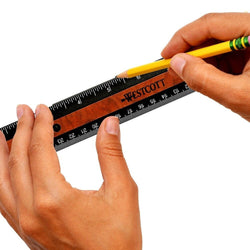 Westcott Recycled Plastic 12" Ruler With Microban Antimicrobial Protection