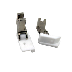 Leather Sewing Teflon Hinged Top-Stitching Presser Foot With Right Guide