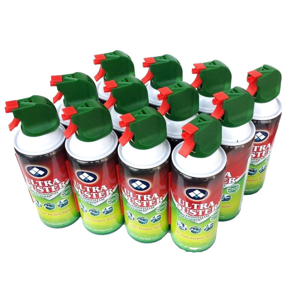 Case of 12, Ultra Duster - Multi-Purpose Canned Air Dusters 10 Oz ...