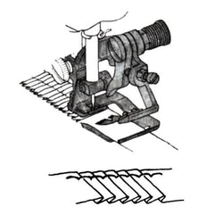 Ruffler Attachment #G9E For Thin Fabric - Industrial High Shank Sewing Machines