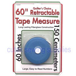 Quilter's Choice 60" (150cm) Retractable Fiberglass Tape Measure