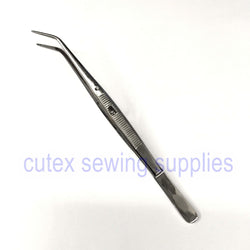 6" Deluxe Bent Locking Serger Tweezer