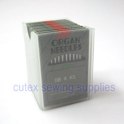100 ORGAN DBXK5, DB-K5 Round Shank Commercial Embroidery Machine Needles