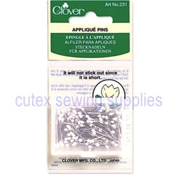 Clover Applique Pins 3-4" - 150 Pack #231